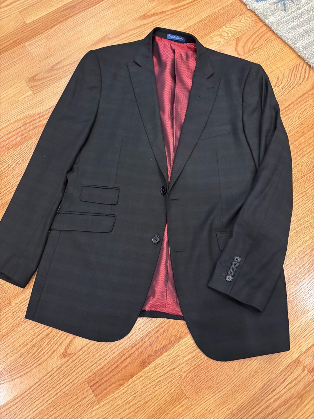English Laundry Black Men's Suit
